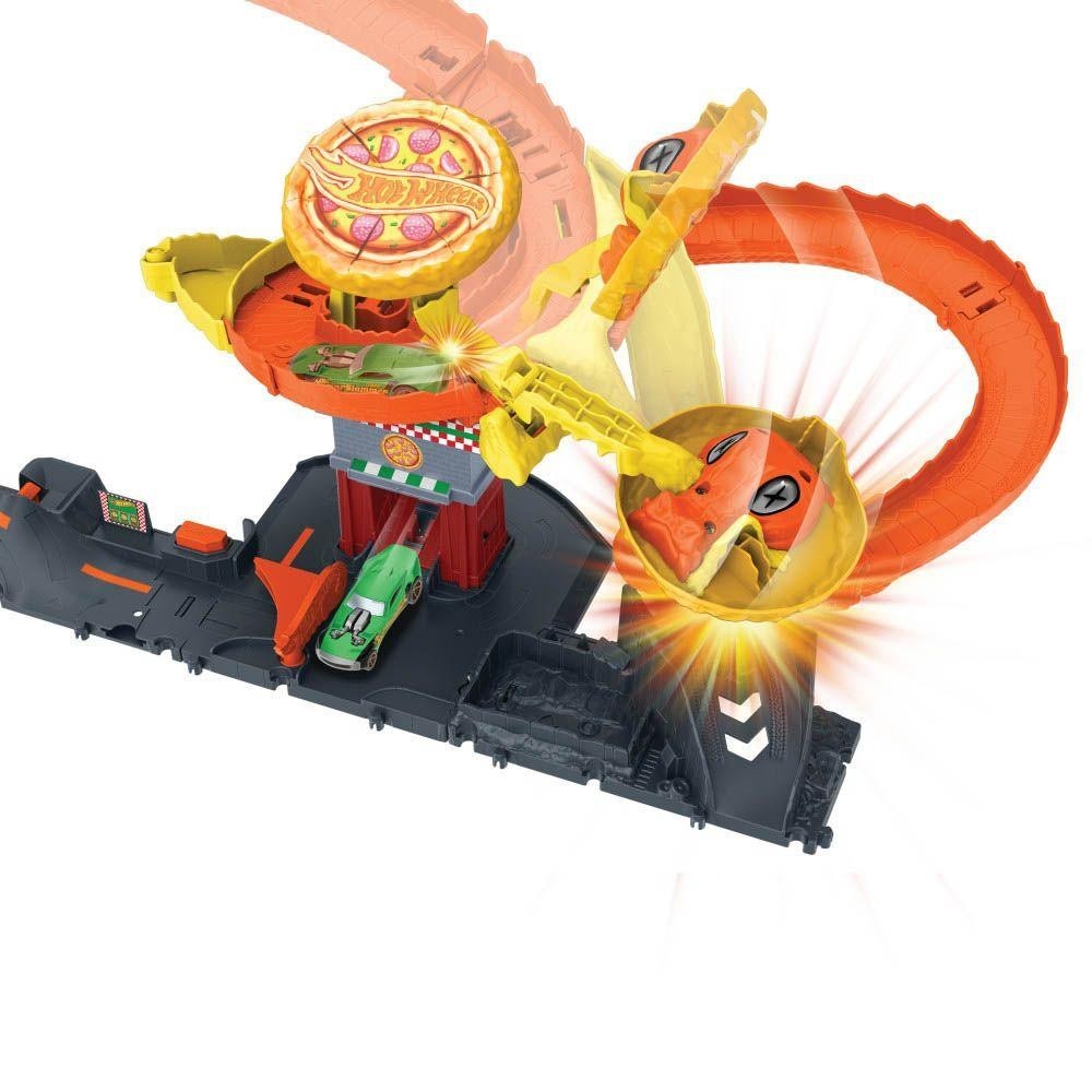 Hot Wheels City Pista Ataque De Cobra Vs Pizzaria - mattel em Oferta na Shopee