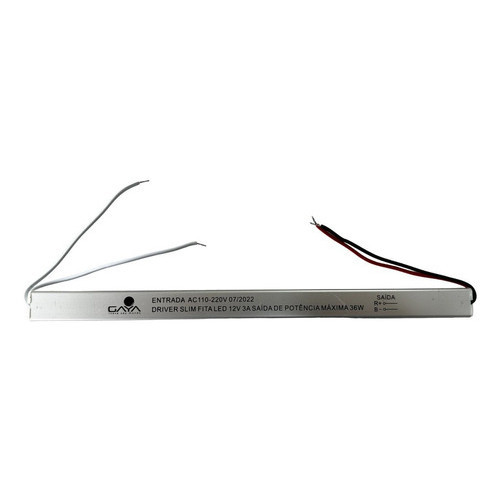 Fonte Slim Para Fita Led 12V 36W 3A - Gaya - Home & Living