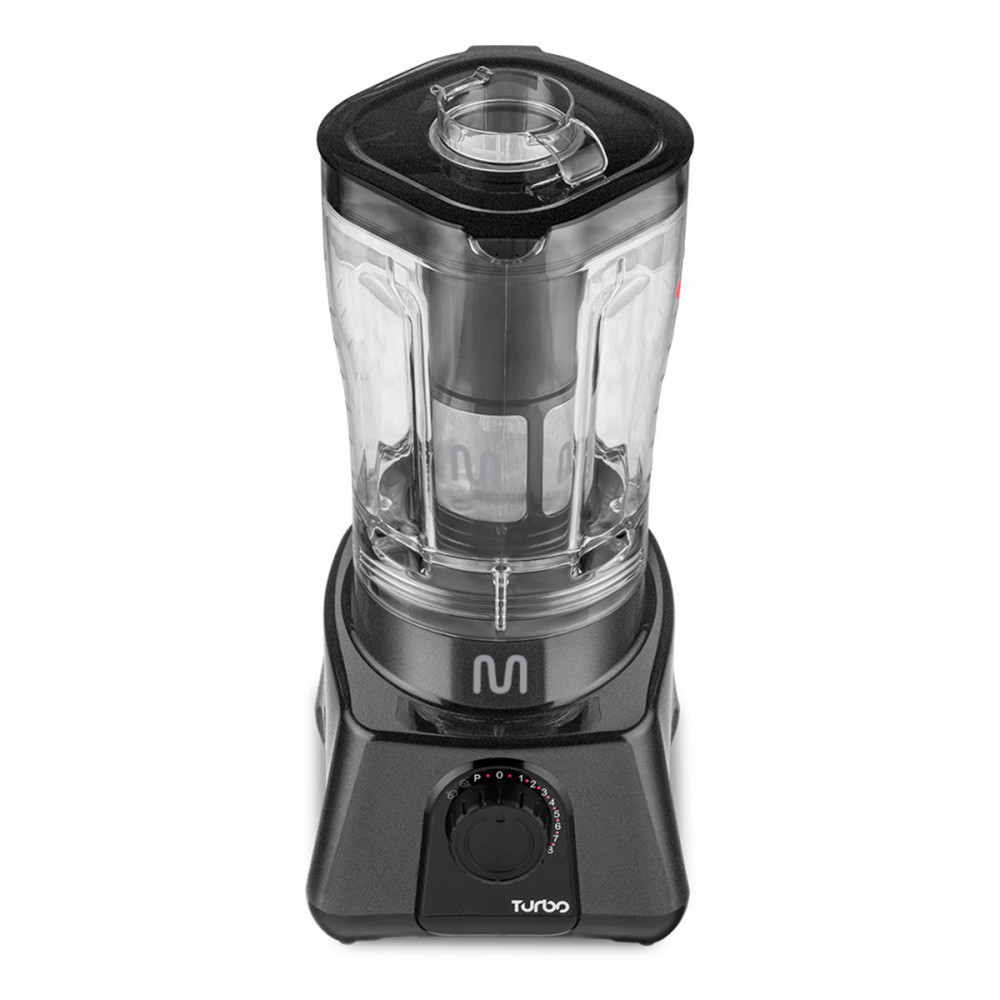 Detalhes do Liquidificador Turbo Cinza 2,6L 8 Velocidades 1200W 127V Multi Home - LQ1211