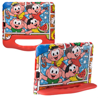 Capa Turma da Monica Infantil p/ Tablet M7 WIFI Nb409 Nb355 nb388 - 7 polegadas