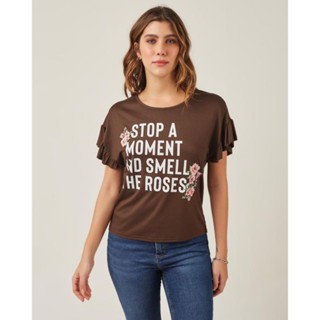 Blusa The Roses Viscose Stretch Malwee