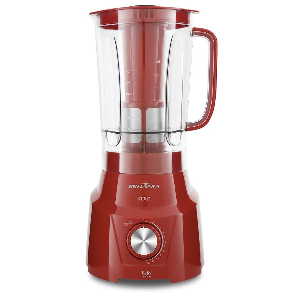 Liquidificador Britânia B1000 Vermelho 1200W em Oferta na Shopee