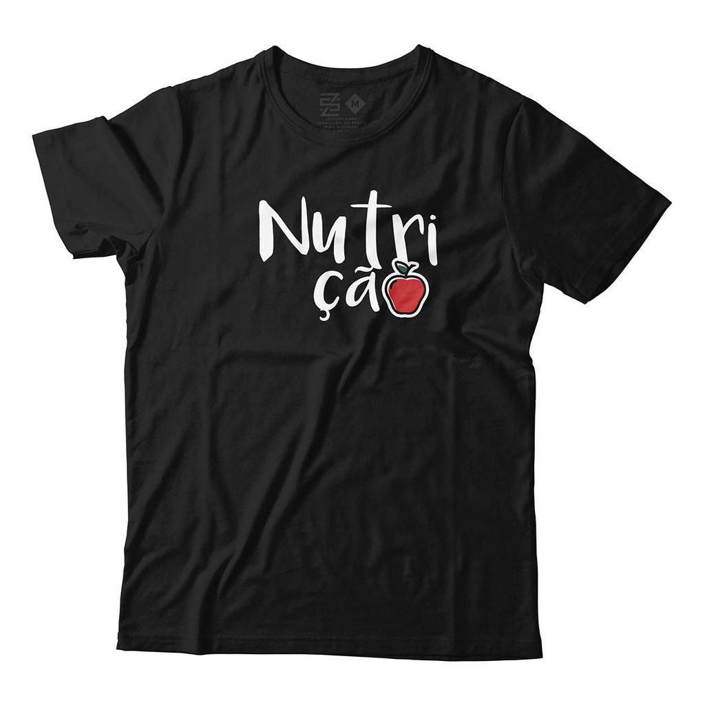 Camiseta Amo Nutrição Medicina Faculdade Camisa Unissex