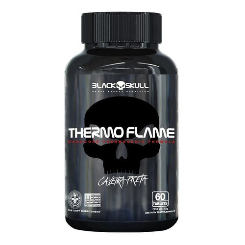 Thermo Flame 60 Cápsulas - Black Skull em Oferta na Shopee