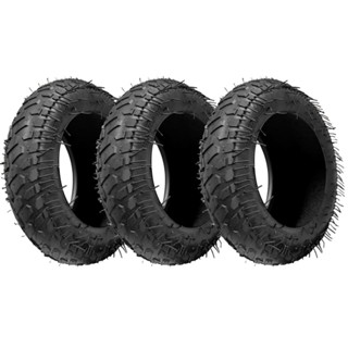Kit 3 Pneus para carrinho de mão 2 lonas 3,25 x 8 pol