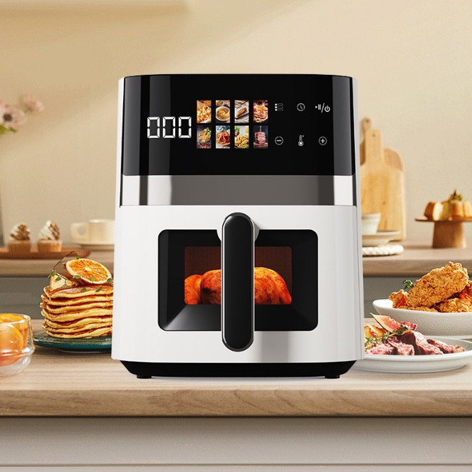 air fryer fritadeira sem óleo forno elétrico 5.5L air fryer inteligente de grande capacidade BW-1012