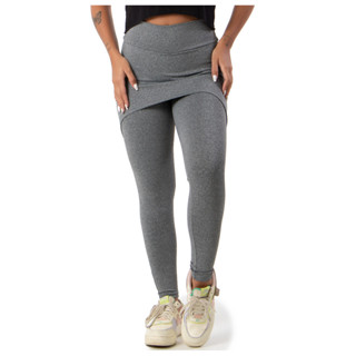 Calça Legging Suplex Saia Tapa Bumbum Cintura Alta Fitness em Oferta na Shopee