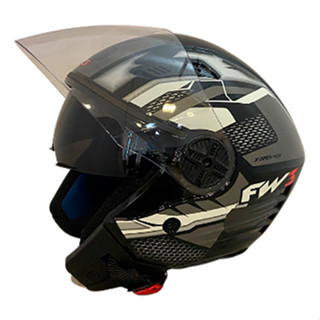 CAPACETE FW3 X OPEN UP FOX GRAFITE 60 em Oferta na Shopee
