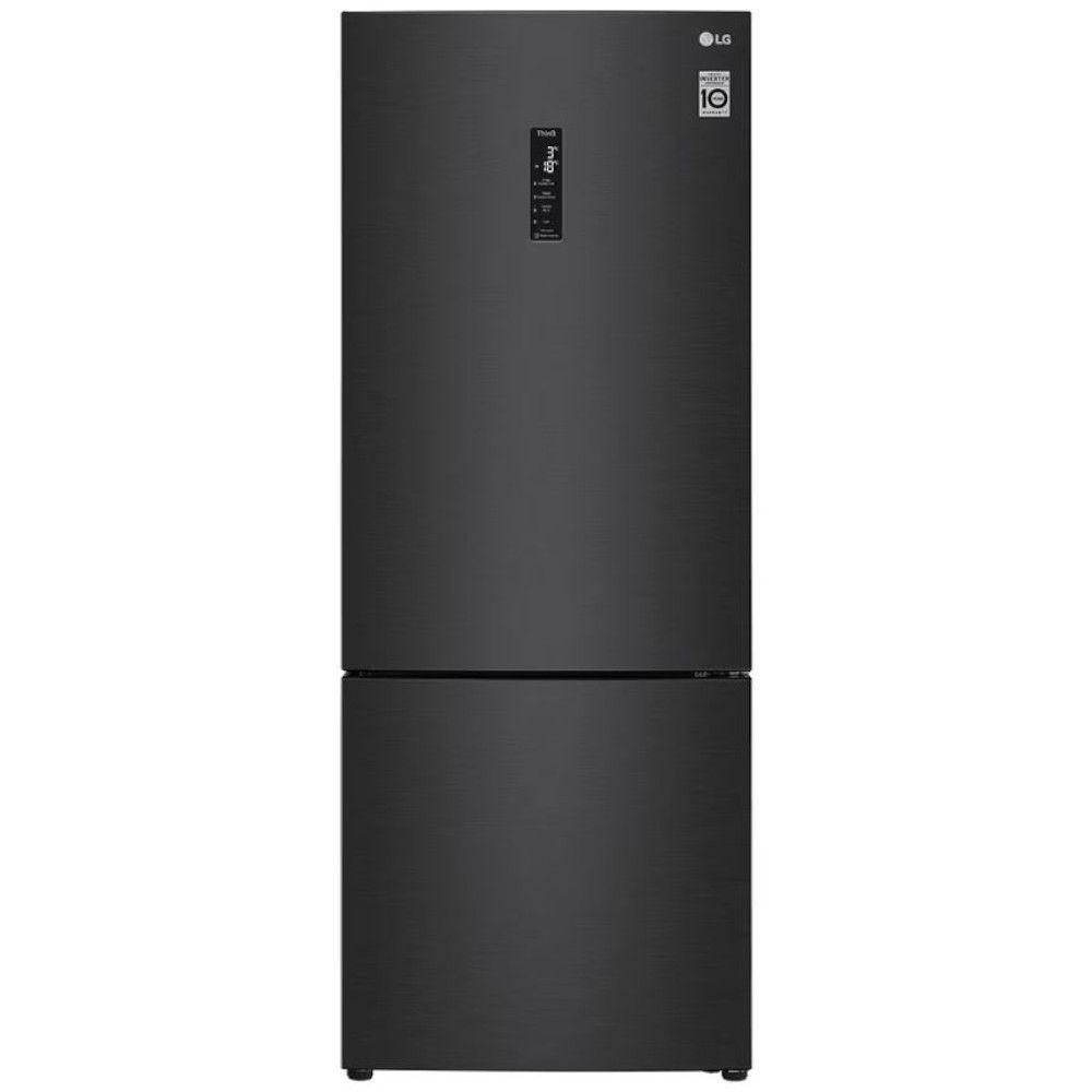 Refrigerador / Geladeira LG GC-B569NQL2 451 Litros Frost Free Inverter Inverse Black Inox