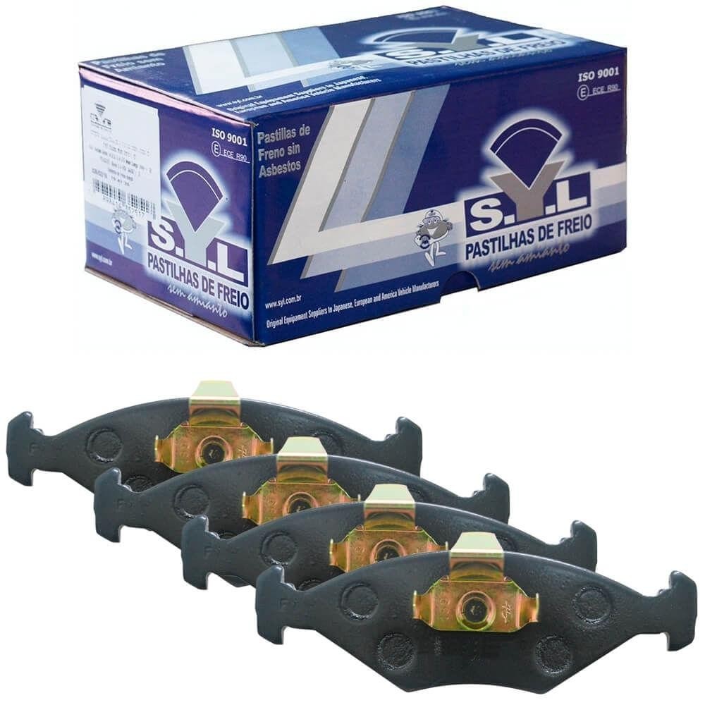 Kit Pastilha Freio Chevrolet Celta 2010 A 2016 Dianteira Syl