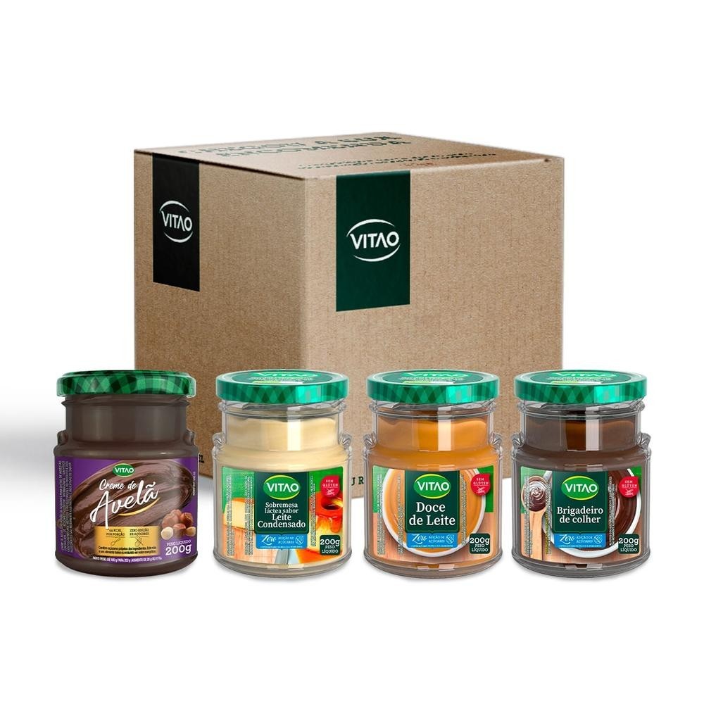 Kit Doces Zero Adição de Açúcares Premium