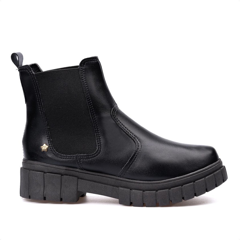 Bota Chelsea Infantil Menina Fashion Tratorada Cano Com Elástico em Oferta na Shopee