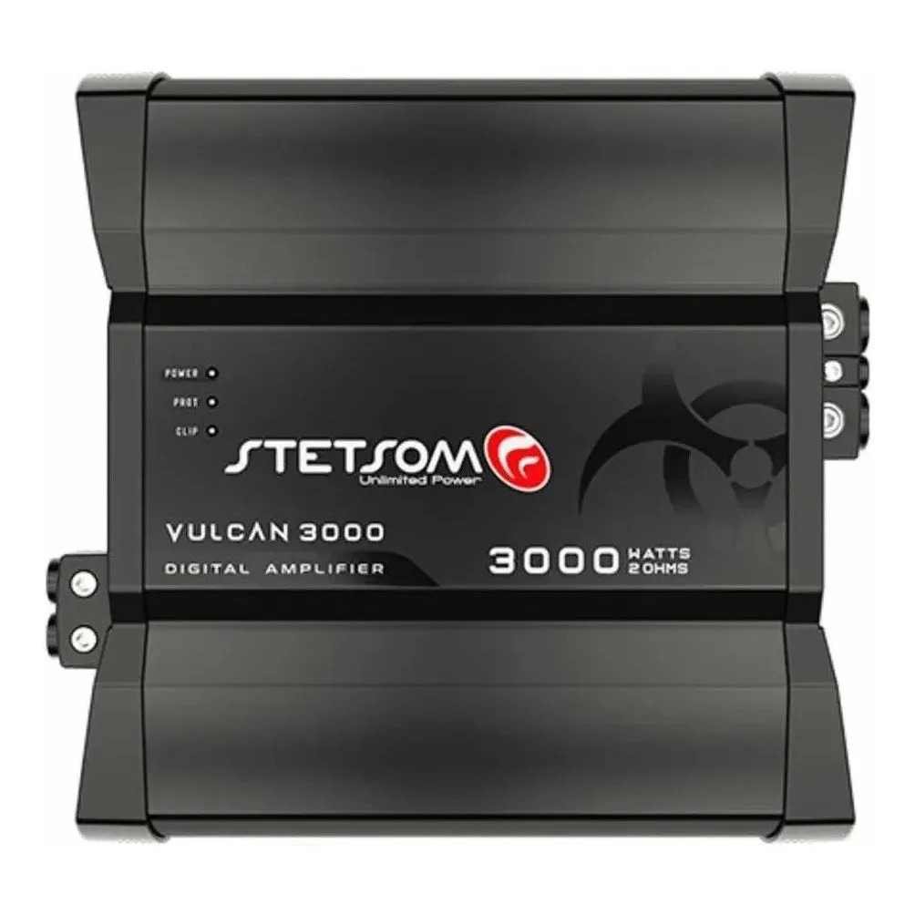 Módulo Amplificador Stetsom Vulcan 3000 1 ohm - 1 Canal 3000W de Potência