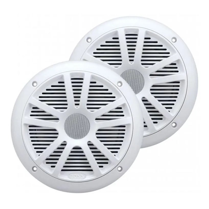 Par Alto Falante Náutico Marinizado 180 Watts Boss 6.5 Barco