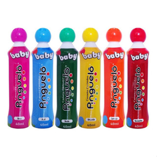 Kit 6 Caneta Carimbo Pinguelô Baby De 40ml Marcador De Bingo Cor Da Tinta Diversos Cor Do Exterior Diversos em Oferta na Shopee