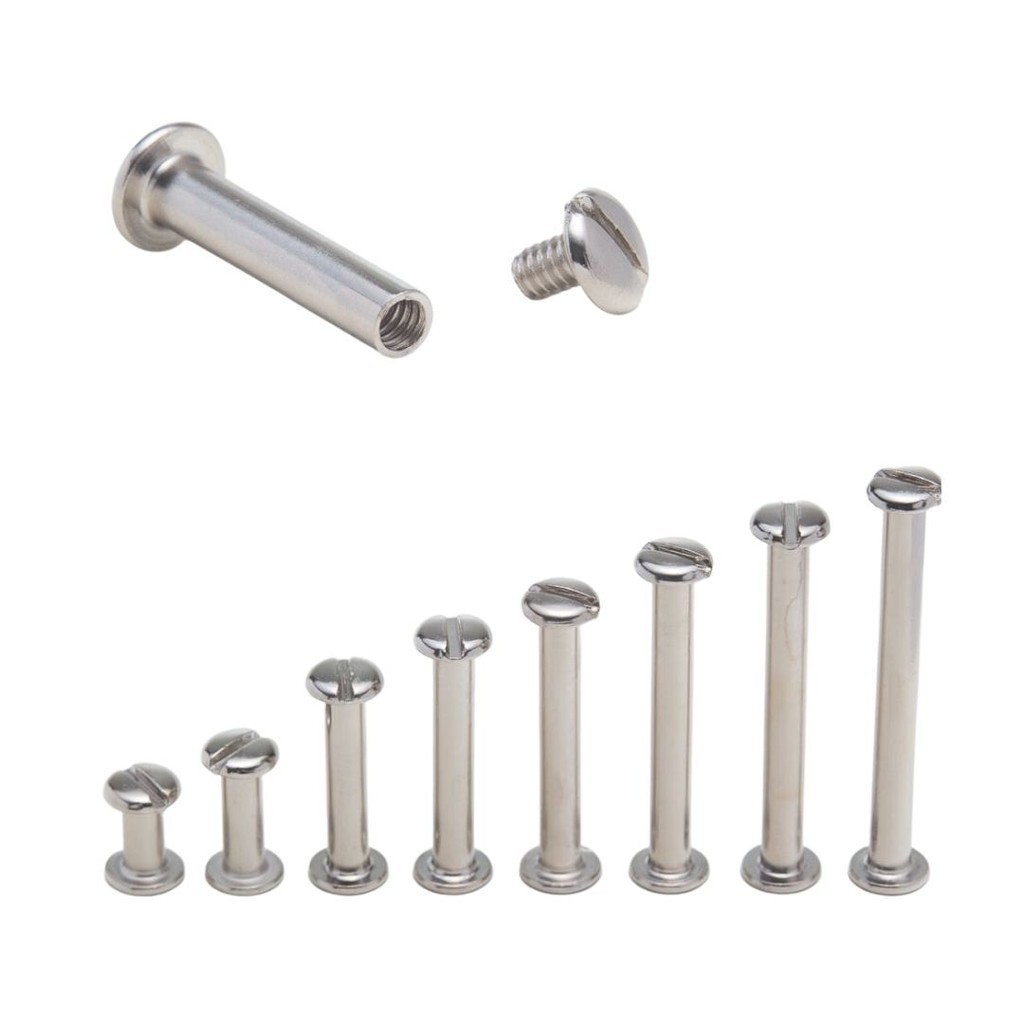 Kit 10 Parafusos Pinos para Encadernação de Pastas, Fichários, Catálogos e Álbuns em Oferta na Shopee