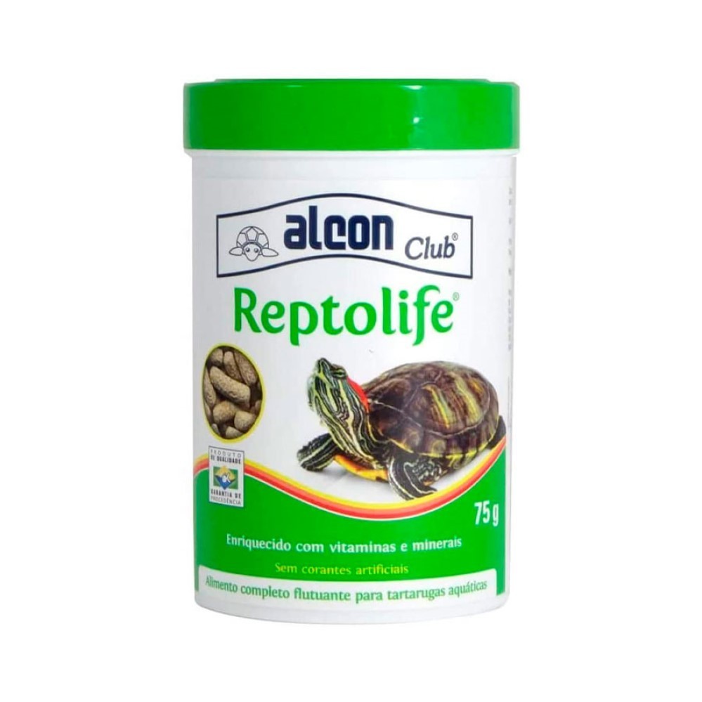Ração Para Repteis Alcon Reptolife 75gr Único - Tartarutga