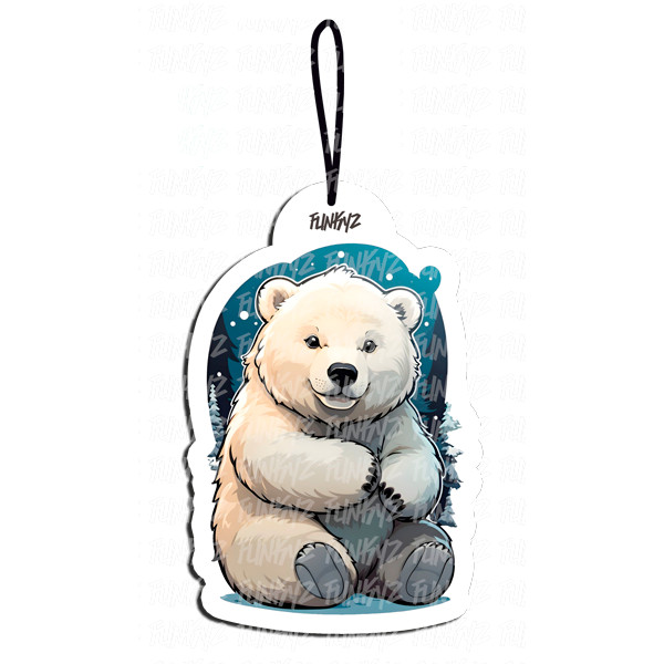 Aromatizante Urso Polar (Tipo Little Tree) Funkyz