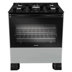 Fogão Mueller 5 Bocas Mesa de Vidro com Tripla Chama e Acendimento Automático MFV5BF