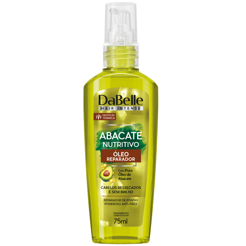Dabelle Hair Abacate Nutritivo Óleo Reparador De Pontas Para Cabelo em Oferta na Shopee