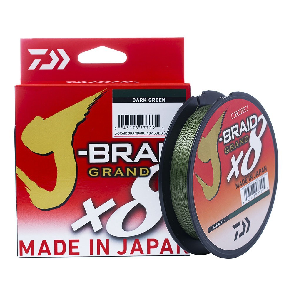 Linha Multifilamento Daiwa J-Braid 8 fios Grand X8 270m - Original Japão