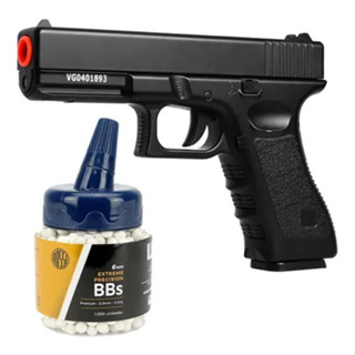 Pistola Airsoft Full Metal Spring Vigor Gk-v20 + 1000 Bbs 6mm em Oferta na Shopee