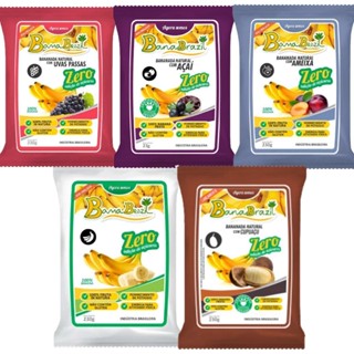 Bananinha Zero Açúcar Cupuaçu-Açaí-Ameixa-Natural-UvasPassas em Oferta na Shopee