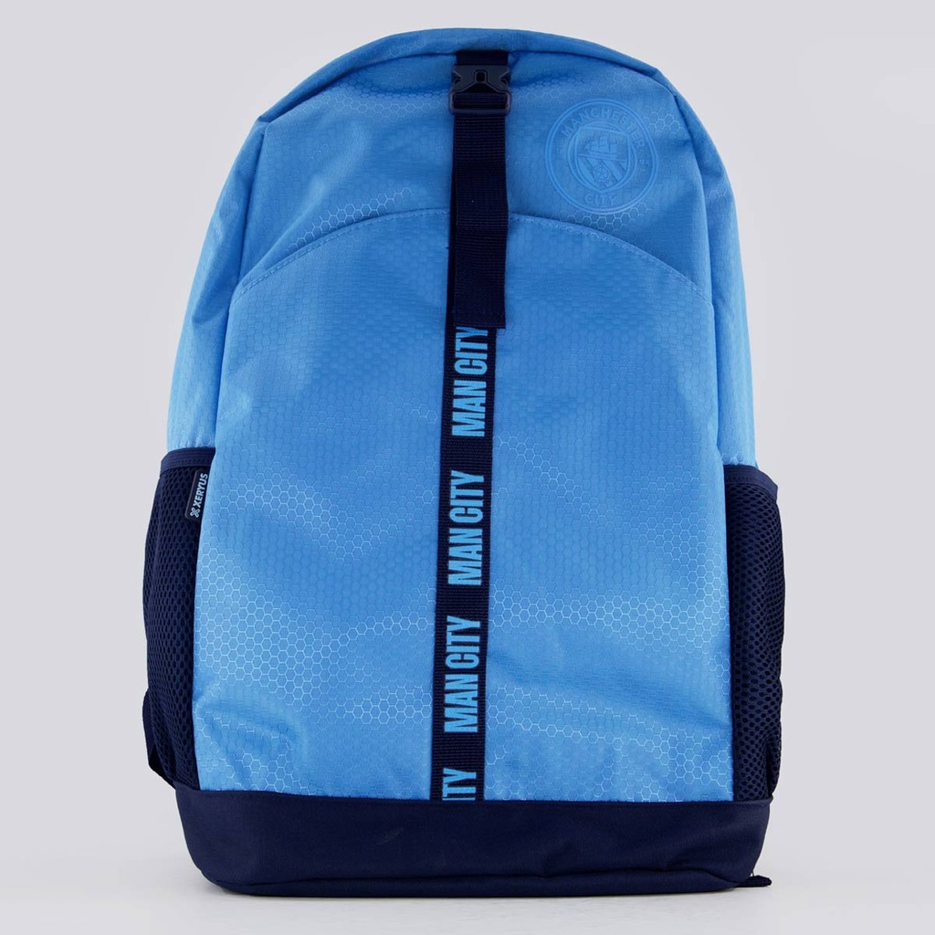 Mochila Manchester City Esportiva Com Bordado
