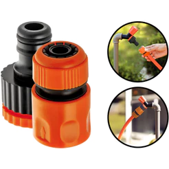Kit Engate Rápido Passagem Livre 1/2 + Conexão Universal Para Torneira Mangueira 1/2 E 3/4 Herc