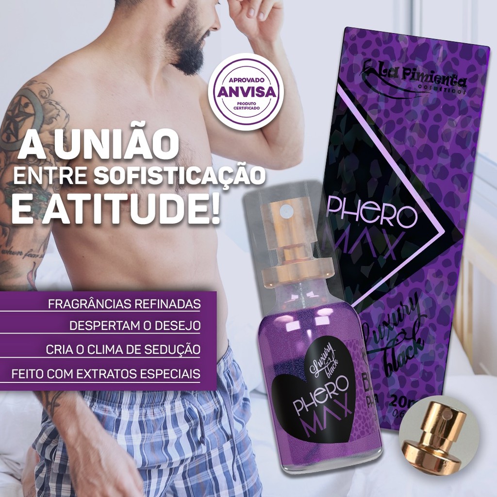 PERFUME ELIXIR DA SEDUÇÃO PARA ATRAÇÃO SEXUAL INSTANTÂNEA - SEX SHOP LA PIMIENTA