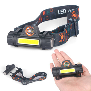 Mini Lanterna Fita De Cabeca Recarregável Led Luz Camping Trilha Caminhada Bike E pesca em Oferta na Shopee