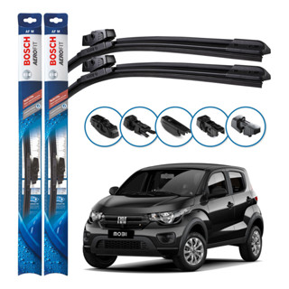 Par de Palhetas Limpador Parabrisa Multiclip Original Bosch Fiat Mobi 2021 A 2024 em Oferta na Shopee