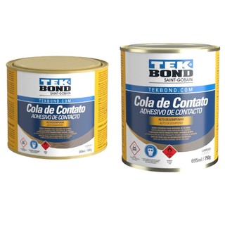 Cola Adesivo de Contato para Madeira e Couro Tekbond em Oferta na Shopee