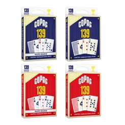Baralho 139 Tradicional COPAG Naipe Convencional ou Grande Azul ou Vermelho 55 Cartas jogar Clássico