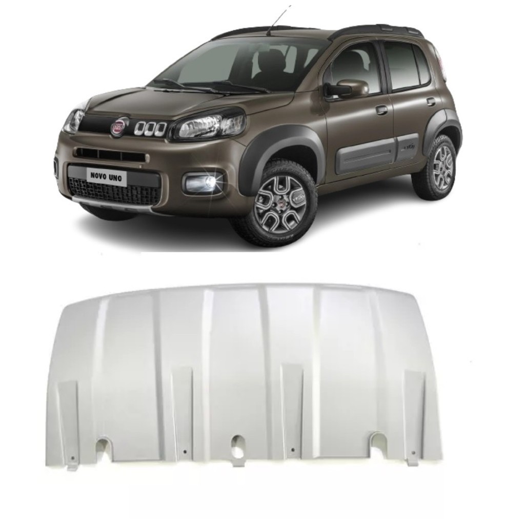 MOLDURA INFERIOR PARACHOQUE DIANTEIRO FIAT UNO ORIGINAL 2015 2016 2017 2018 2019 2020
