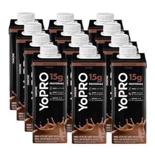 Pack 12 Unidades Yopro Chocolate 15g Protein 250ml