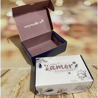 10 Caixas para 6 doces DIA DAS MÃES / DIA DOS NAMORADOS Feito com Amor  ( IDEIA ) em Oferta na Shopee