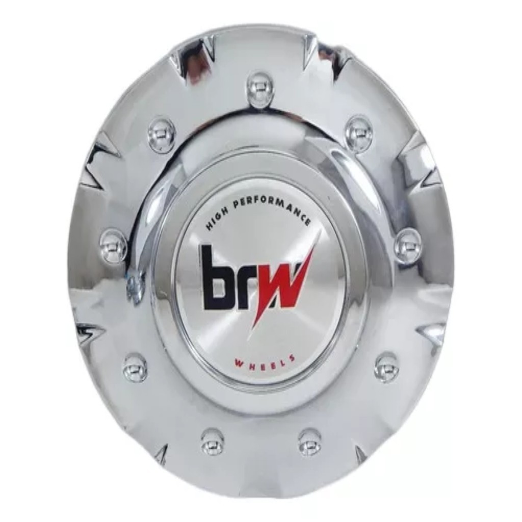 Tampa Centro Roda Brw 600 Cromada Aro 13 14 15 17 Miolo Calota