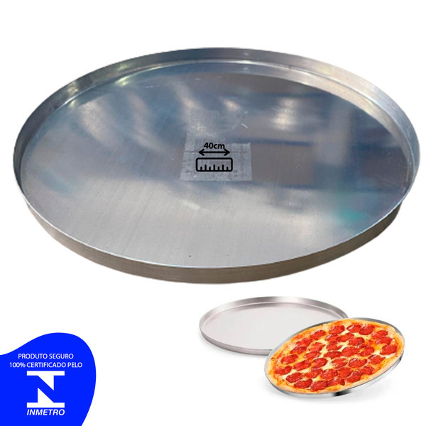Forma de pizza 40cm em Oferta na Shopee