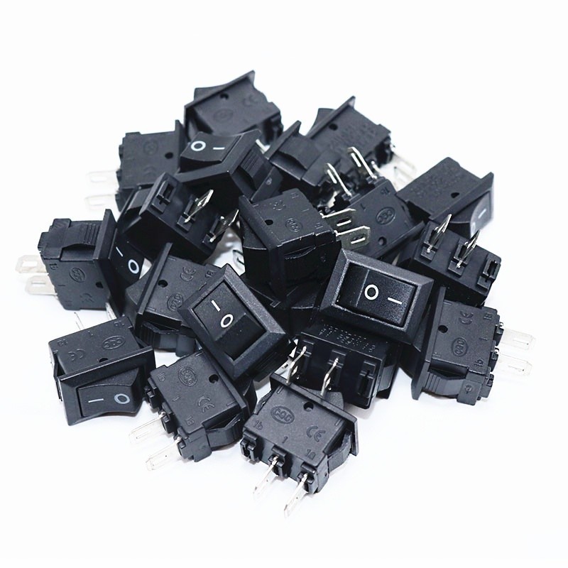 Barco Interruptor 2 Engrenagem Botão 6a250 V Aparelho Eletrodomésticos Brinquedo Elétrico Pequeno