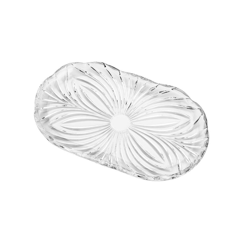 Bandeja Lyor Alberta de Cristal 23,8cm x 14cm - Home & Living