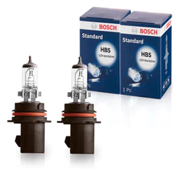 Par Farol Lâmpada Hb5 (9007) 65/55w 12v Halogena Original Bosch Automotiva