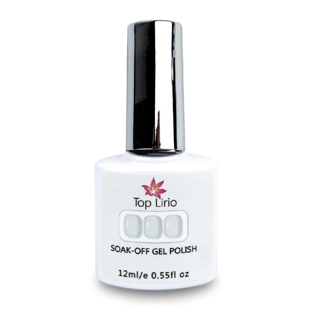 Esmalte em Gel Translúcido Renda Top Lírio Soak-Off 12ml Unha de Gel Manicure