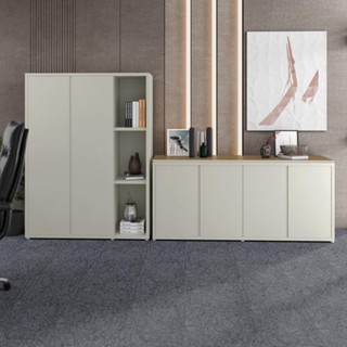 Conjunto de Escritório 2 Peças Armário Livreiro e Balcão Oslo em Oferta na Shopee