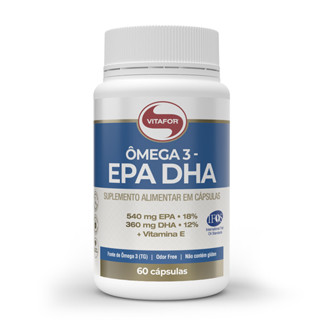 Omega 3 EPA DHA Vitafor 60 Capsulas 1000mg com Vitamina E