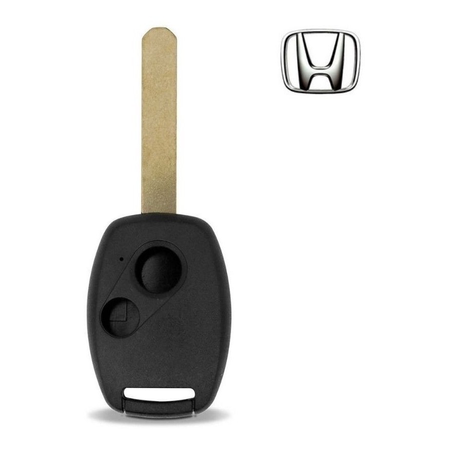 Chave Honda Fit 2008 2009 2010 Carcaça Oca Civic 2 Botões sem emblema Honda