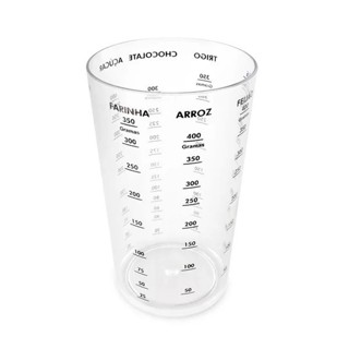 Copo Medidor e Dosador Graduado Acrílico 580ml em Oferta na Shopee