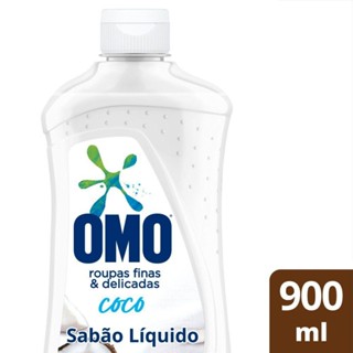 Sabão Líquido Omo Roupas Finas e Delicadas Coco 900ml em Oferta na Shopee