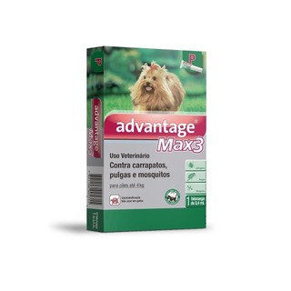 Antipulga E Carrapato Elanco Advantage Max3 0,4ml Caes em Oferta na Shopee