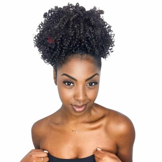 APLIQUE COQUE AFRO PUFF ORGÂNICO – FASHION LINE em Oferta na Shopee